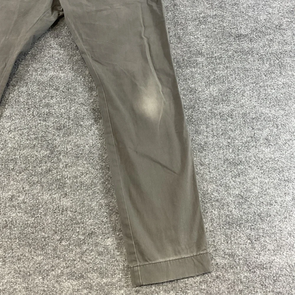 J.Crew Flex Skinny Chino Pants Men's 32x30 Gray Stretch Slim Fit Casual Modern D